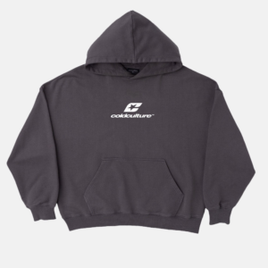 Cold Culture Curved Heavy Grey Hoodie