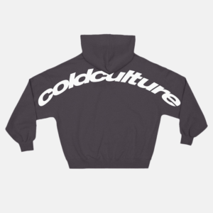 Cold Culture Curved Heavy Grey Hoodie