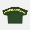 Cold Culture Curved Green & Yellow Shirt