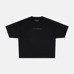 Cold Culture distress Curved Black Shirt