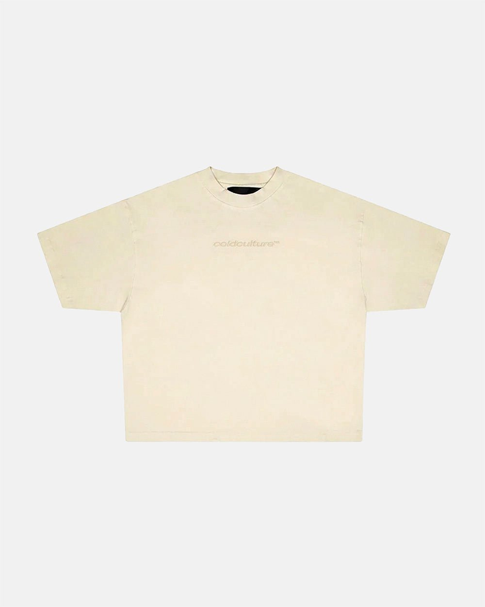 distress-curved-tee-cream-6202794 Cold Culture distress curved Cream Shirt