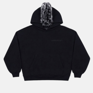 Cold Culture black hairy hoodie