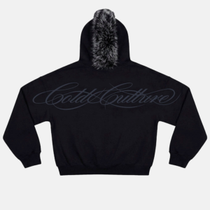 Cold Culture black hairy hoodie