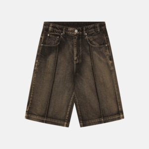 Cold Culture Pintuck Brown Short