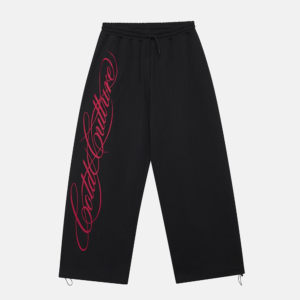 Cold Culture Script Black Pant