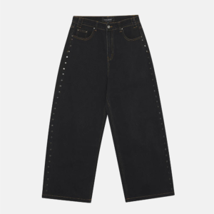 Cold Culture Studs Black Denim Pant