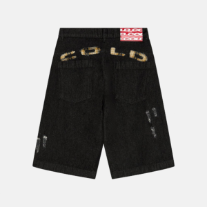 Cold Culture Toxic Black Denim Short